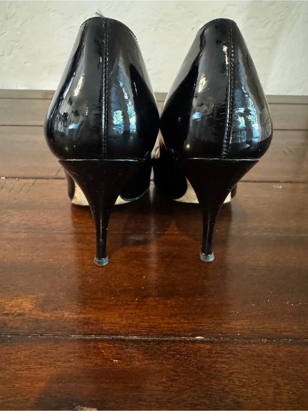 Kate Spade Made in Italy Black Patent Leather Pointed-Toe High Heels Size 9